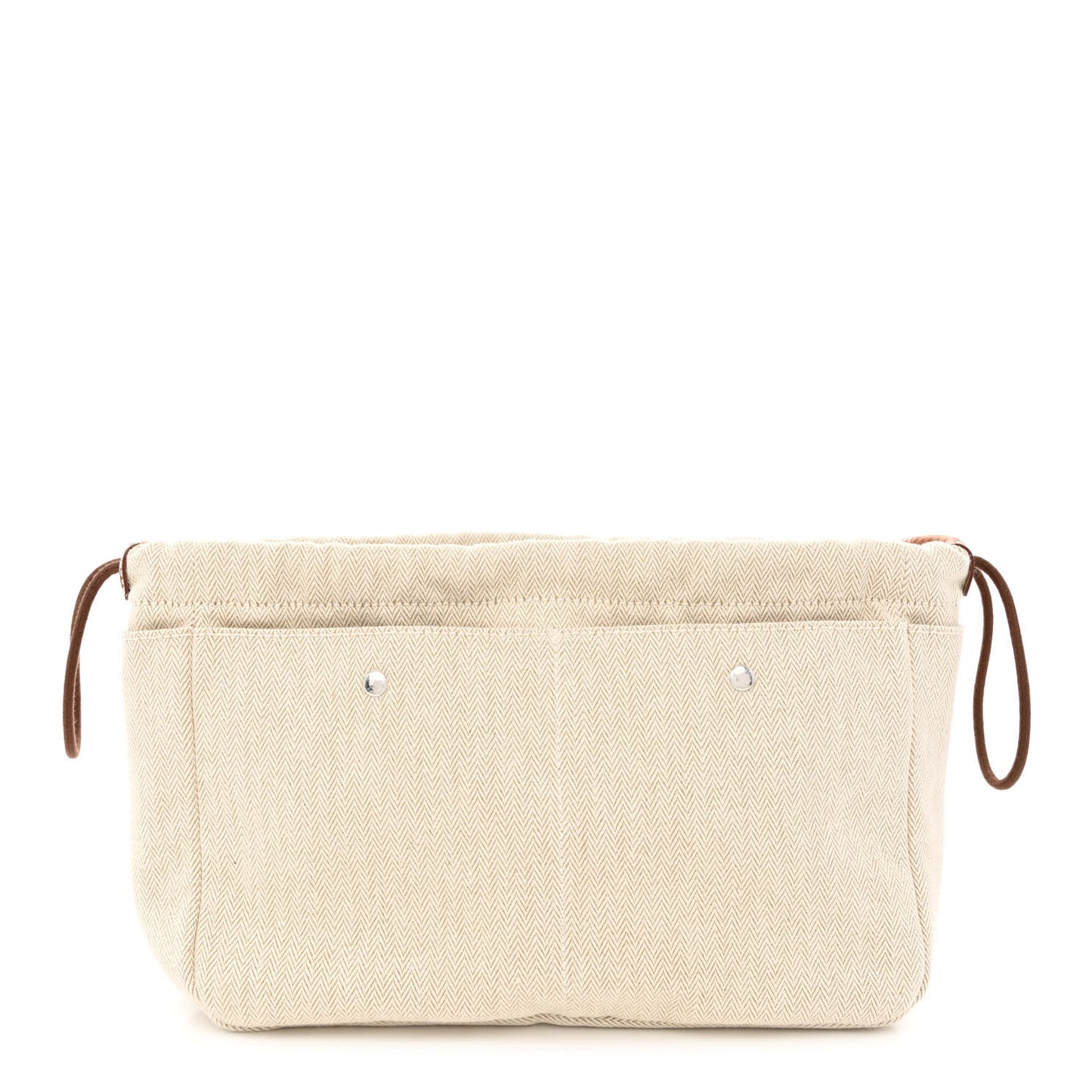 Canvas Barenia Fourbi 25 MM Pouch Naturel Fauve