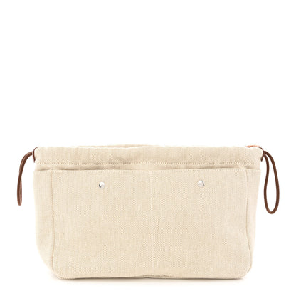 Hermes Canvas Barenia Fourbi 25 MM Pouch Naturel Fauve 1 of 13