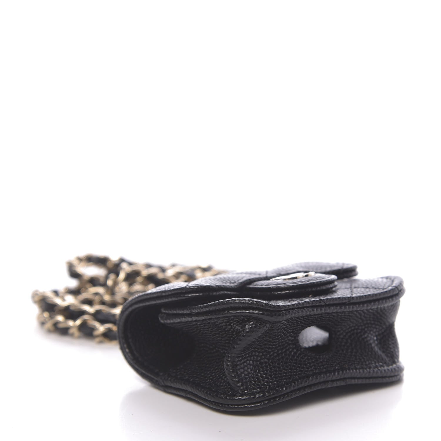 Chanel Caviar Quilted Airpods Pro Case Black 5 of 10