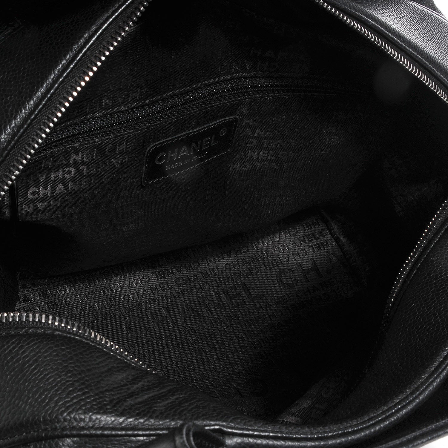Chanel Caviar Square Stitched Large Tote Black 5 of 7