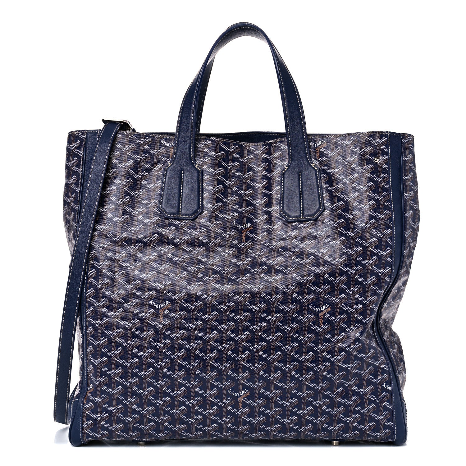 Goyard Goyardine Voltaire III Tote Navy 1 of 11