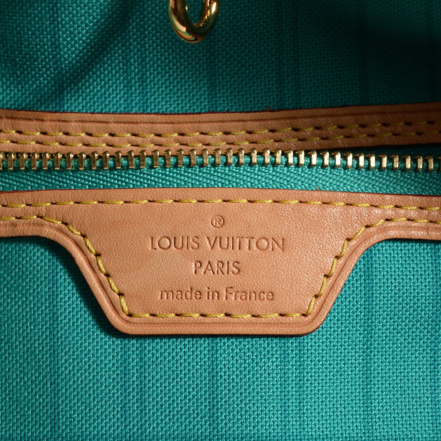 Louis Vuitton Monogram V Neverfull MM Turquoise 7 of 8