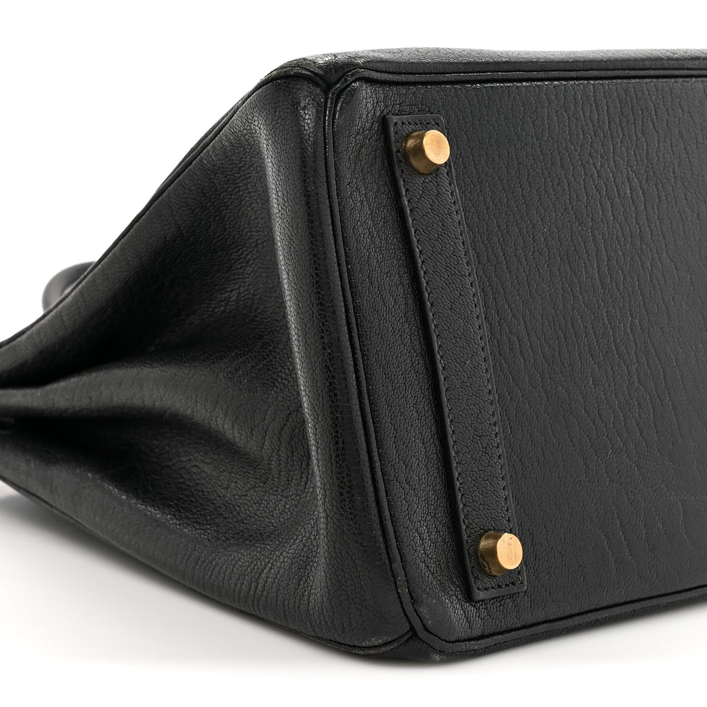 Chevre de Coromandel HAC Birkin 32 Black