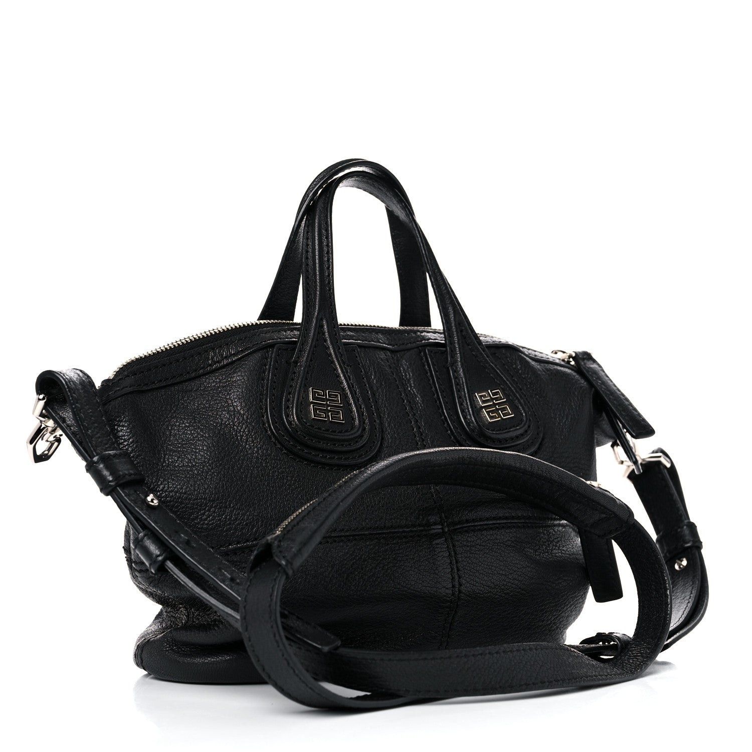 Givenchy Sugar Goatskin Micro Nightingale Black 3 of 9