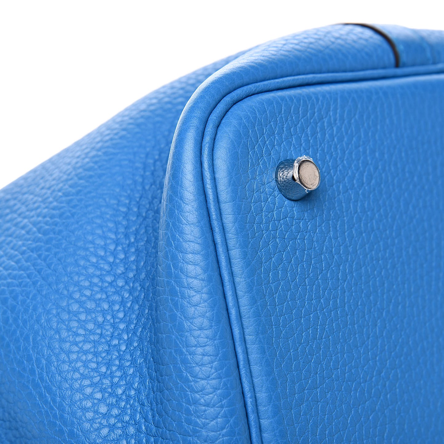 Taurillon Clemence Picotin Lock 22 MM Bleu Zanzibar