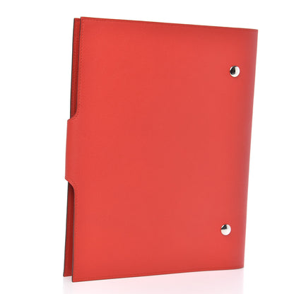 Hermes Swift Ulysse MM Notebook Cover Rouge Tomate 3 of 8