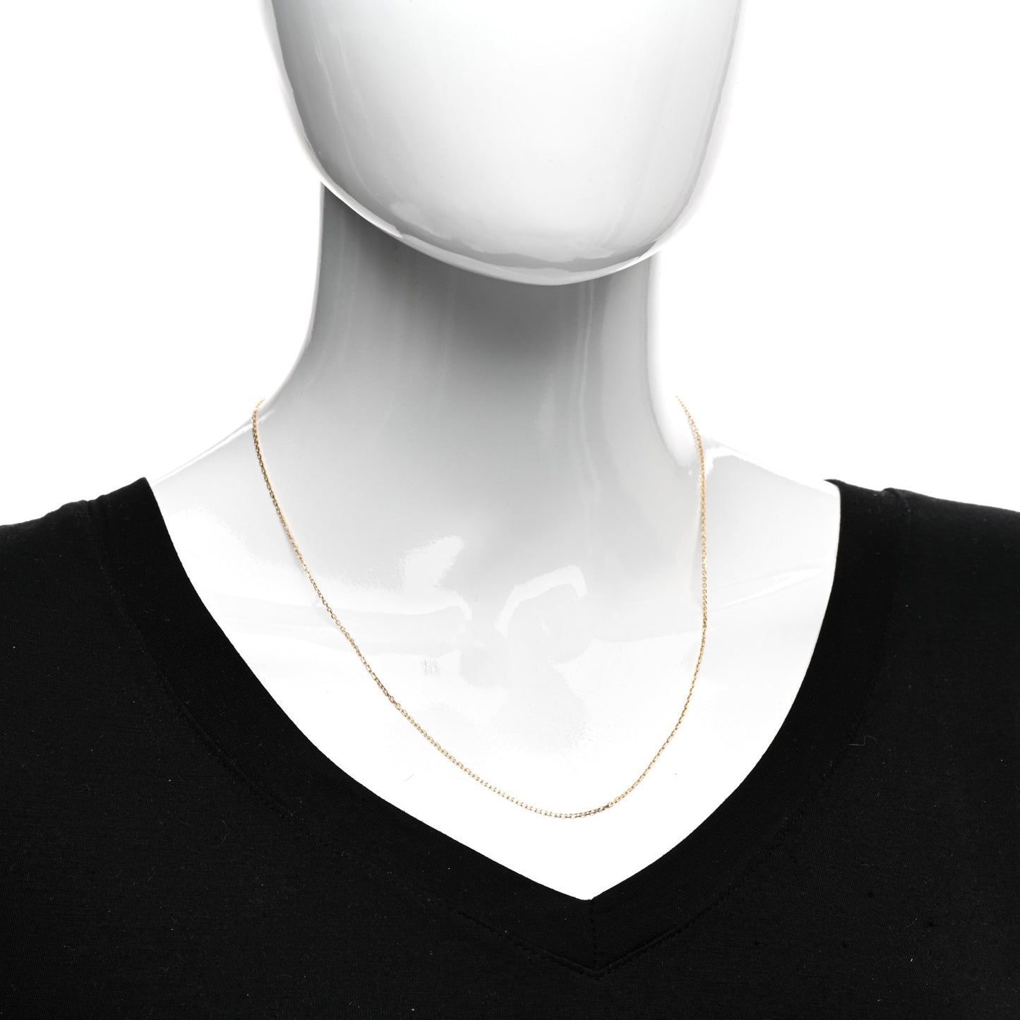18K Yellow Gold Chain Necklace
