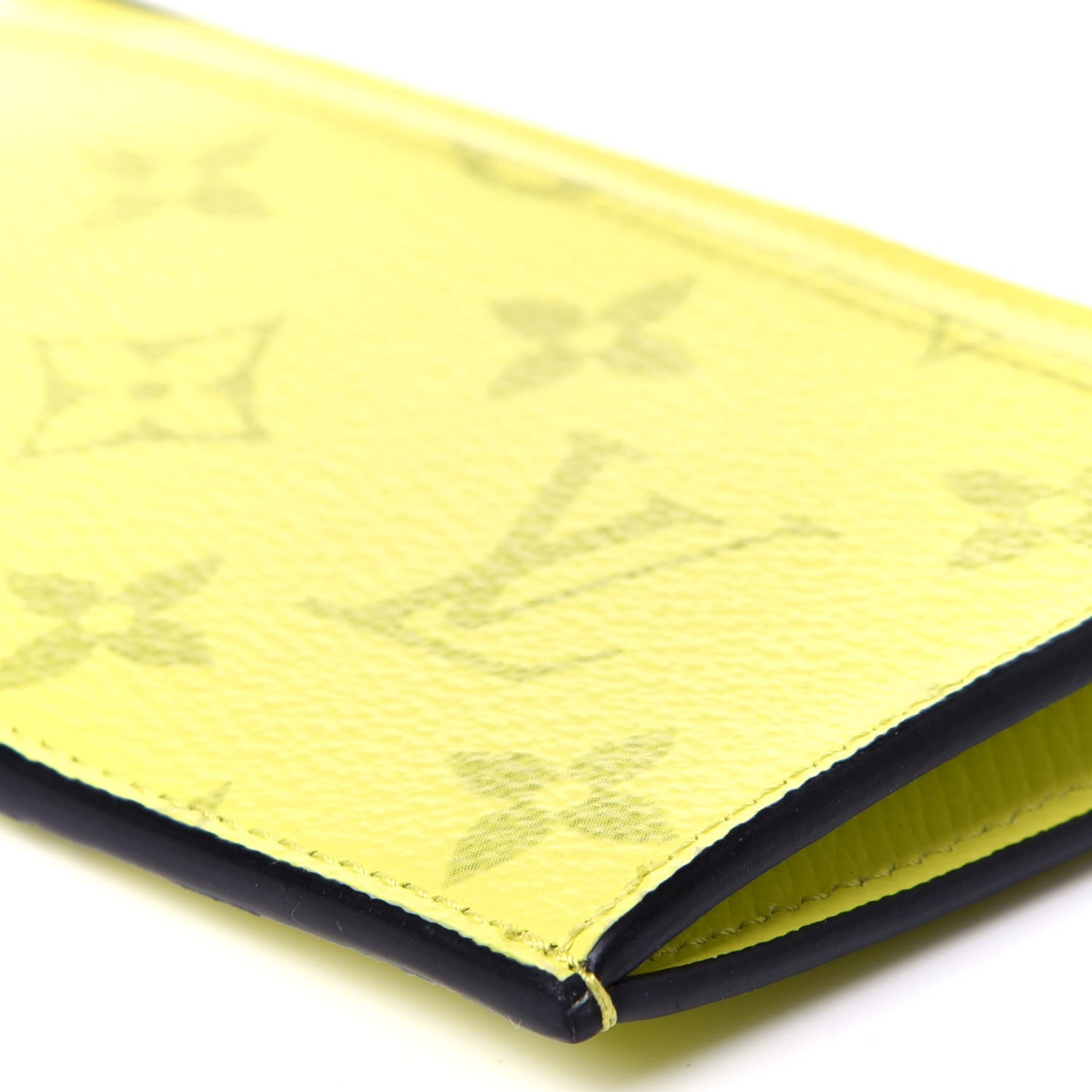 Louis Vuitton Monogram Taiga Coin Card Holder Yellow 7 of 11