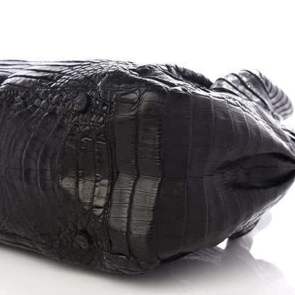 Nancy Gonzalez Crocodile Tote Black 7 of 10