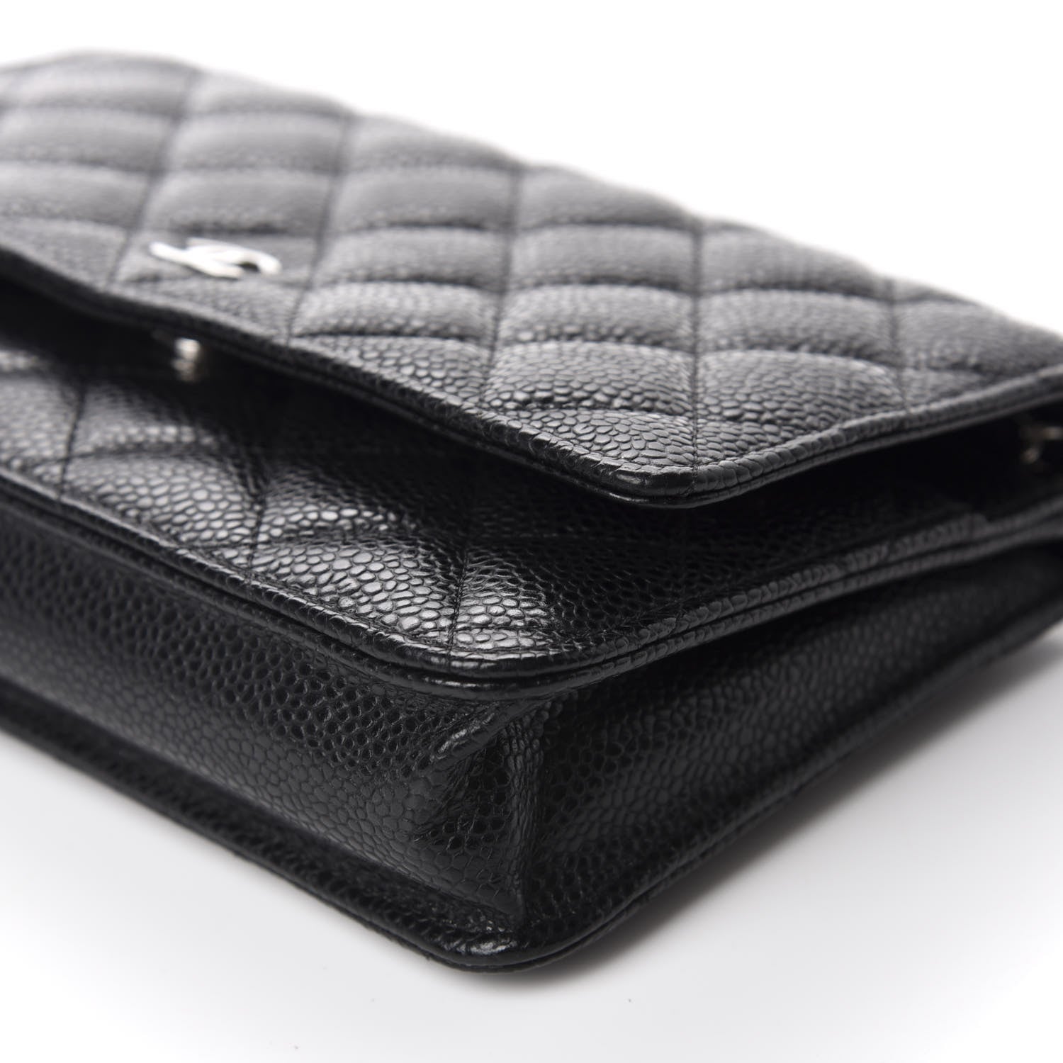 Chanel Caviar Quilted Wallet On Chain WOC Black 7 of 12