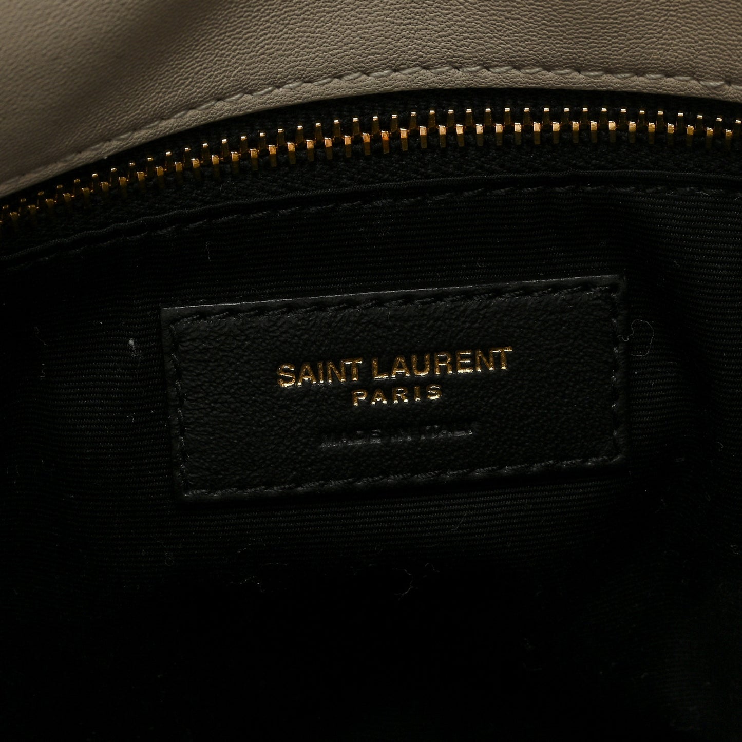 Lambskin Quilted Medium Loulou Puffer Monogram Chain Satchel Crema Soft