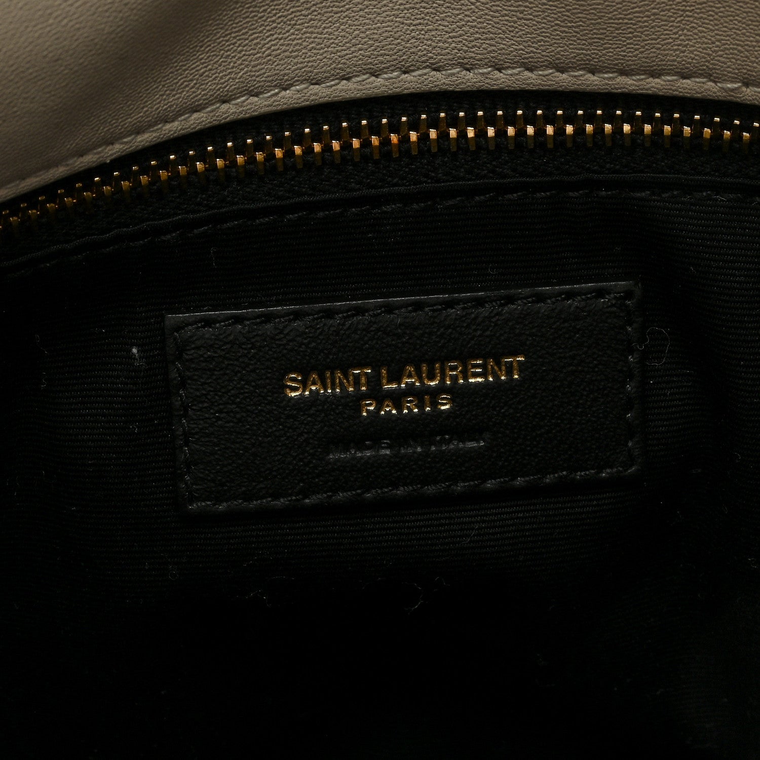 Saint Laurent Lambskin Quilted Medium Loulou Puffer Monogram Chain Satchel Crema Soft 6 of 8