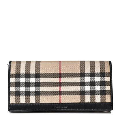 Burberry House Check Continental Wallet Black 1 of 12