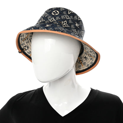 Louis Vuitton Jacquard Since 1854 Bucket Hat M Blue 2 of 8