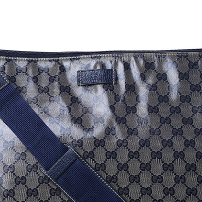 Gucci Crystal Monogram Messenger Bag Navy 8 of 10