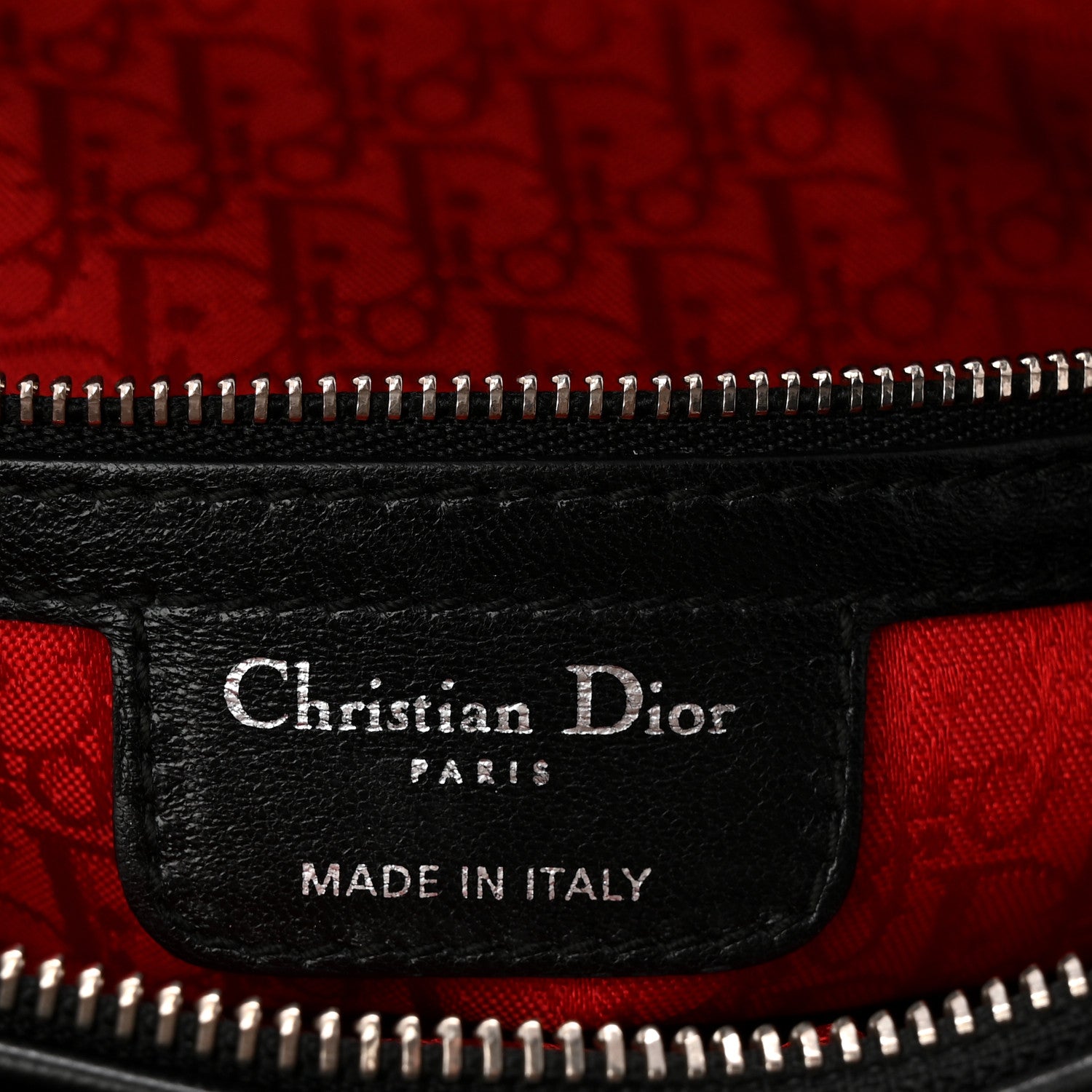 Christian Dior Lambskin Cannage Large Lady Dior Black 6 of 11