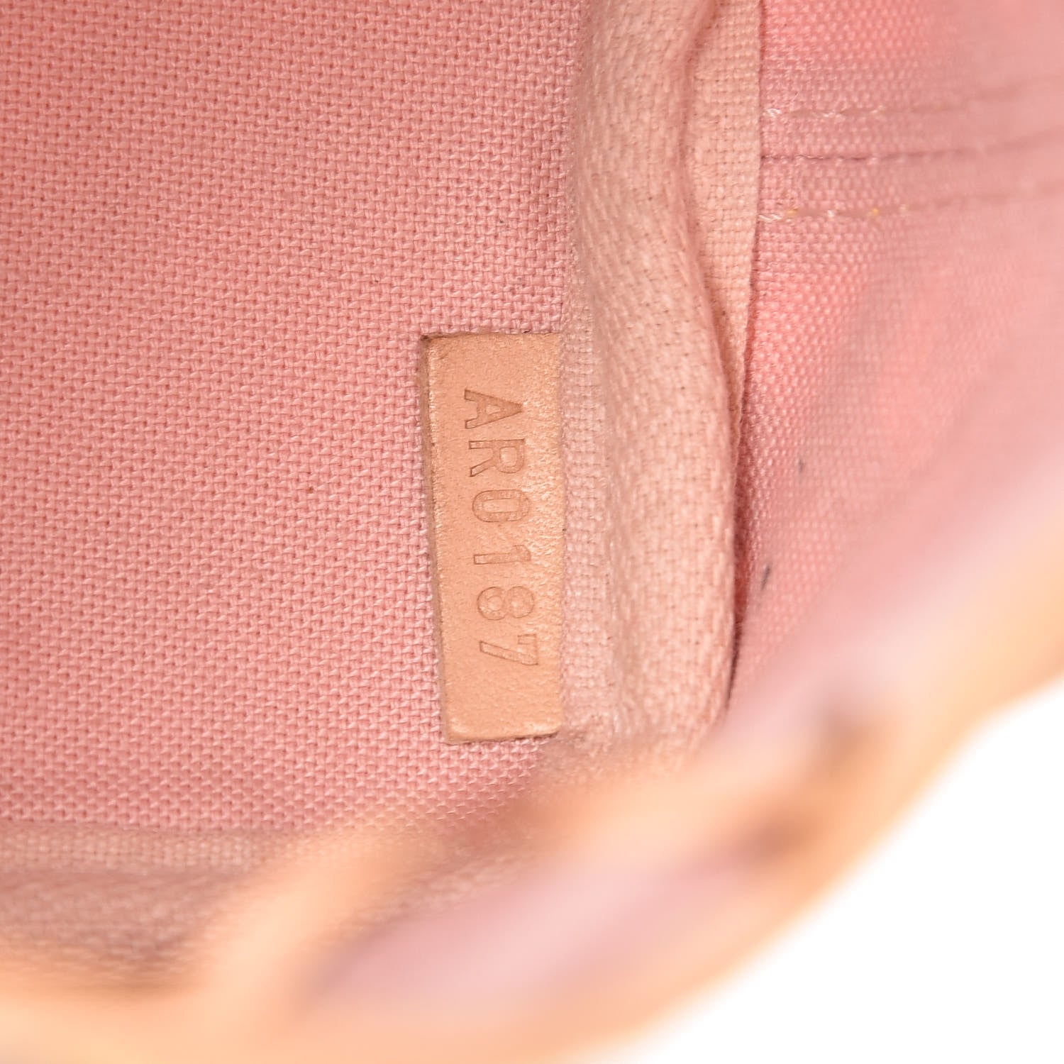 Louis Vuitton Damier Azur Tahitienne Nano Noe Rose Ballerine 7 of 10