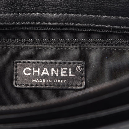 Chanel Calfskin Quilted Frame In Chain Tote Black 7 of 19