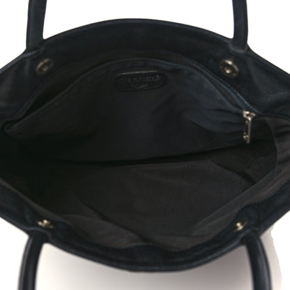 Chanel Caviar Quilted CC Shopping Tote Black 5 of 8