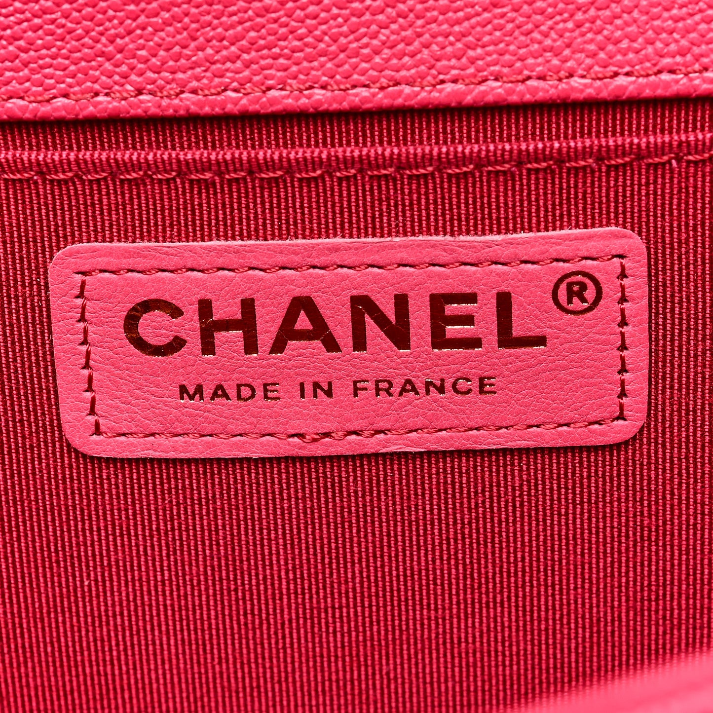 Caviar Quilted Medium Boy Flap Dark Pink