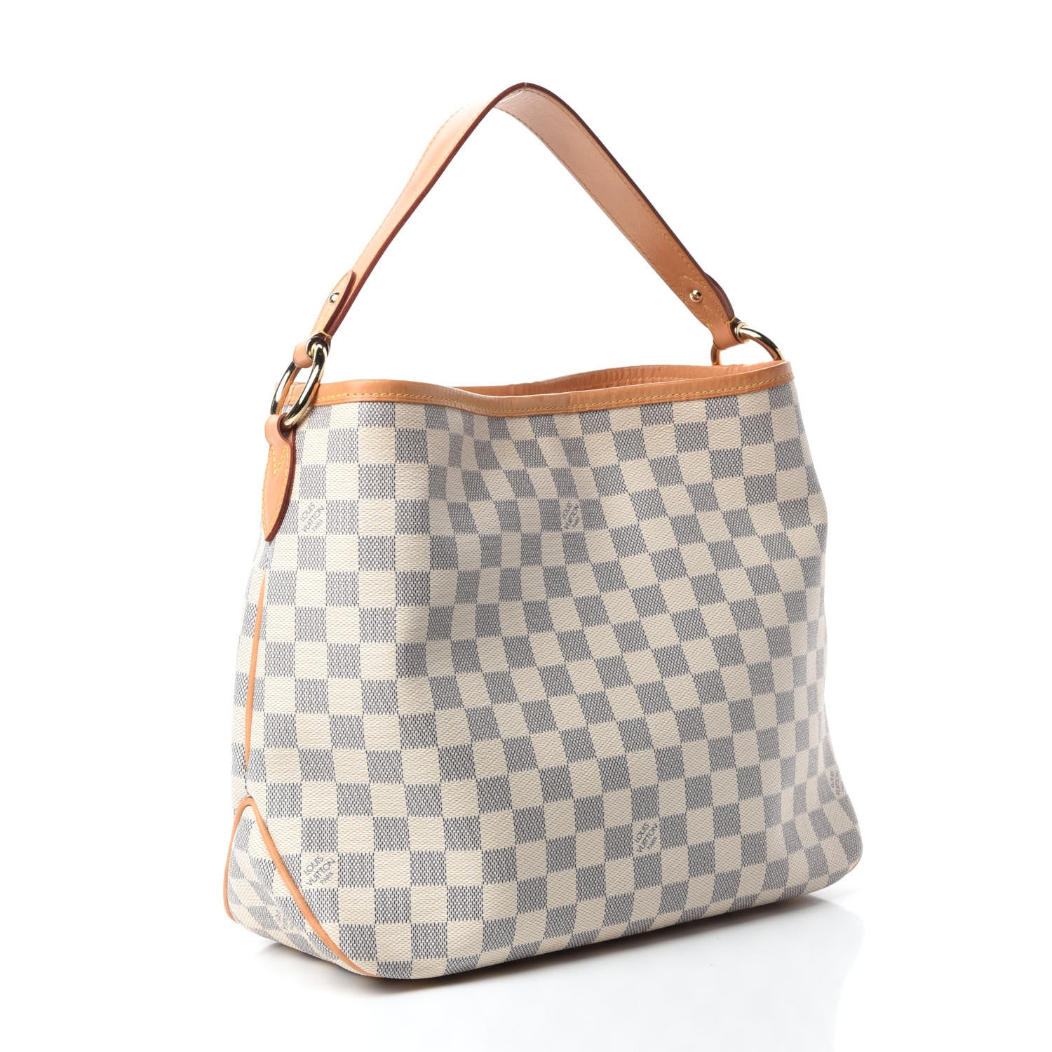 Louis Vuitton Damier Azur Delightful PM Rose Ballerine 3 of 11