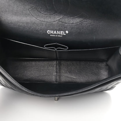 Chanel Lambskin Quilted Jumbo Double Flap Black 4 of 13