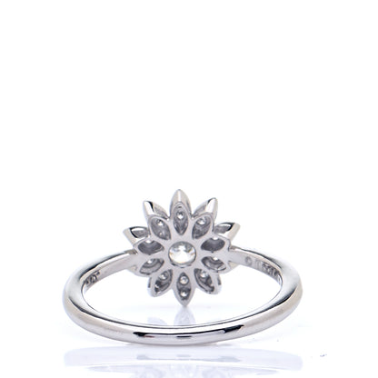 Tiffany Platinum Diamond Enchant Garden Flower Ring 48 4.5 3 of 7