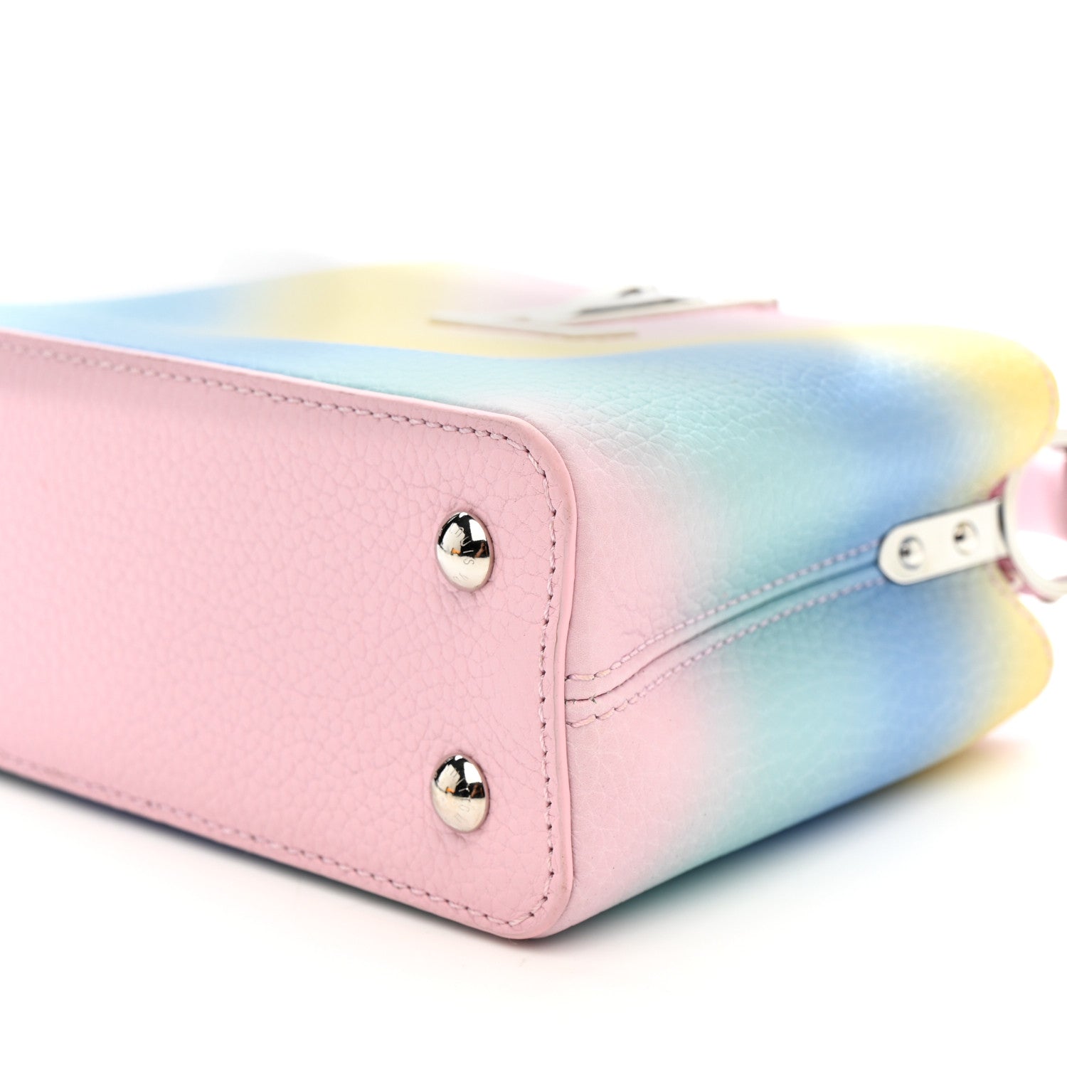 Louis Vuitton Taurillon Mini Degrade Rainbow V Capucines 9 of 11
