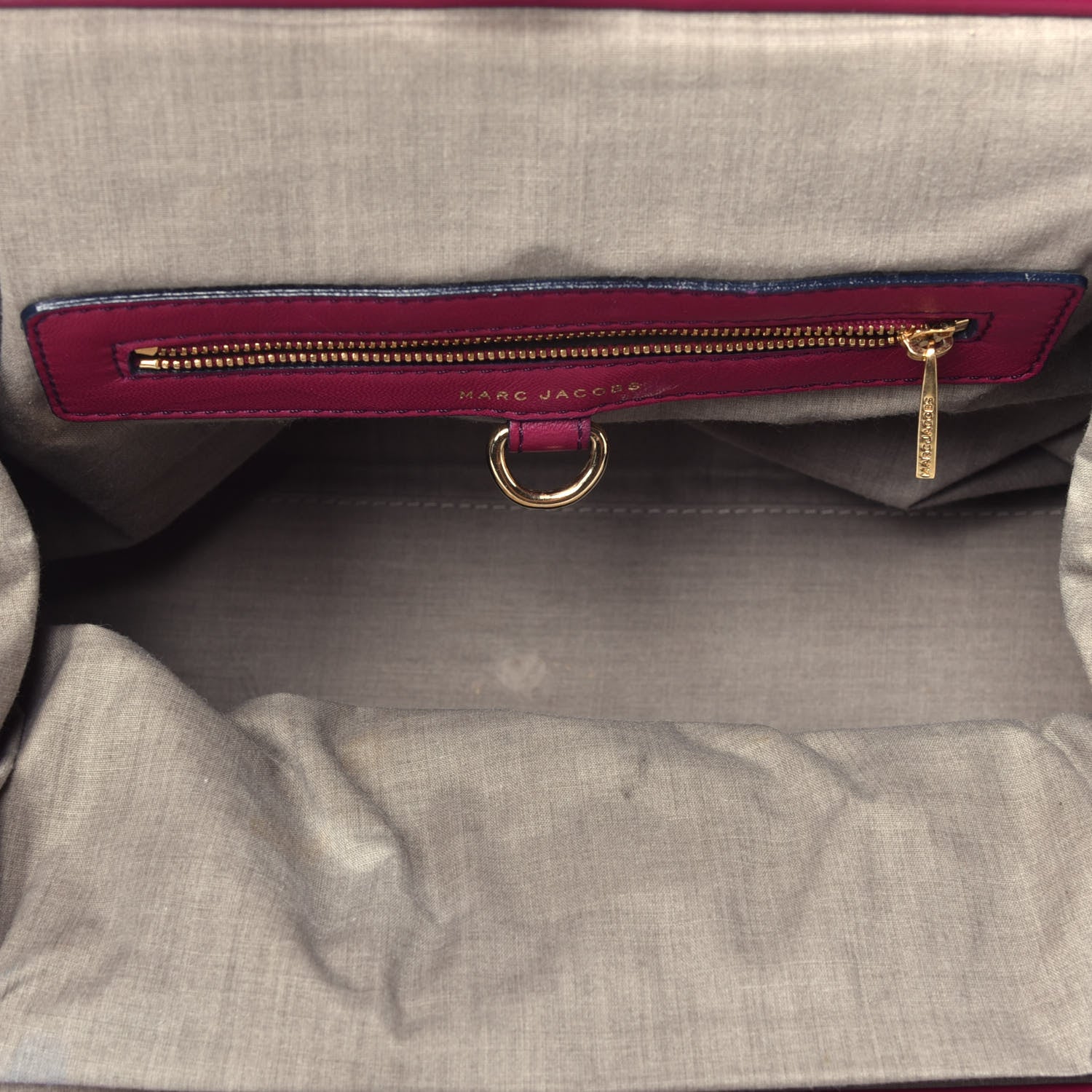 Marc Jacobs Lambskin Quilted Stam Violet 6 of 10