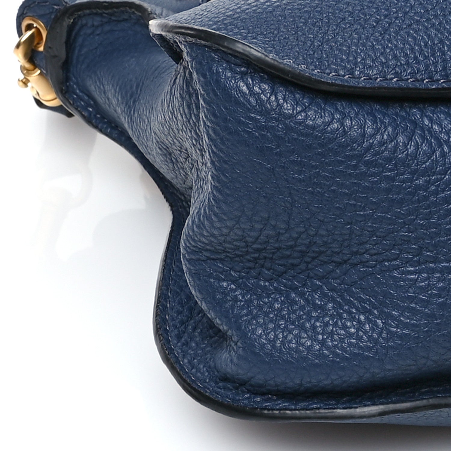 Chloe Calfskin Medium Marcie Satchel Royal Navy 9 of 13