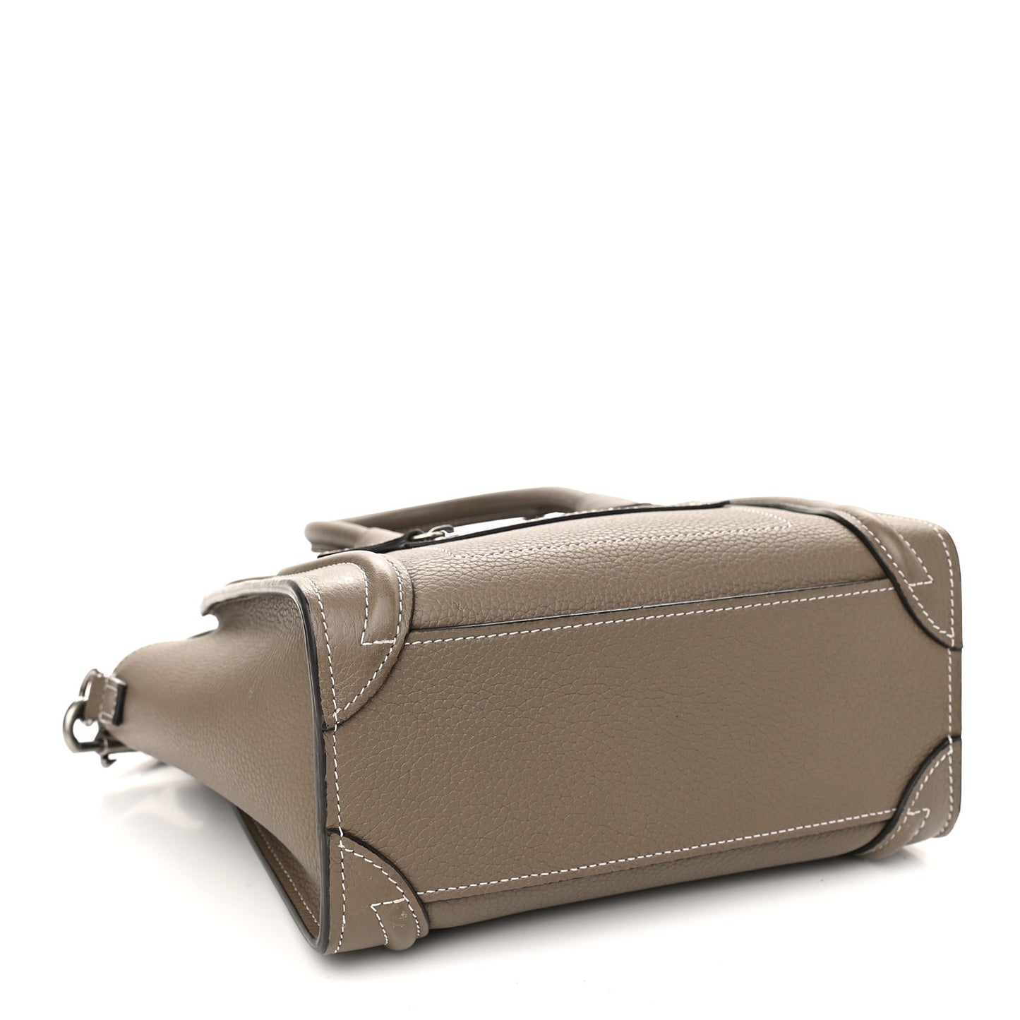 Drummed Calfskin Nano Luggage Souris
