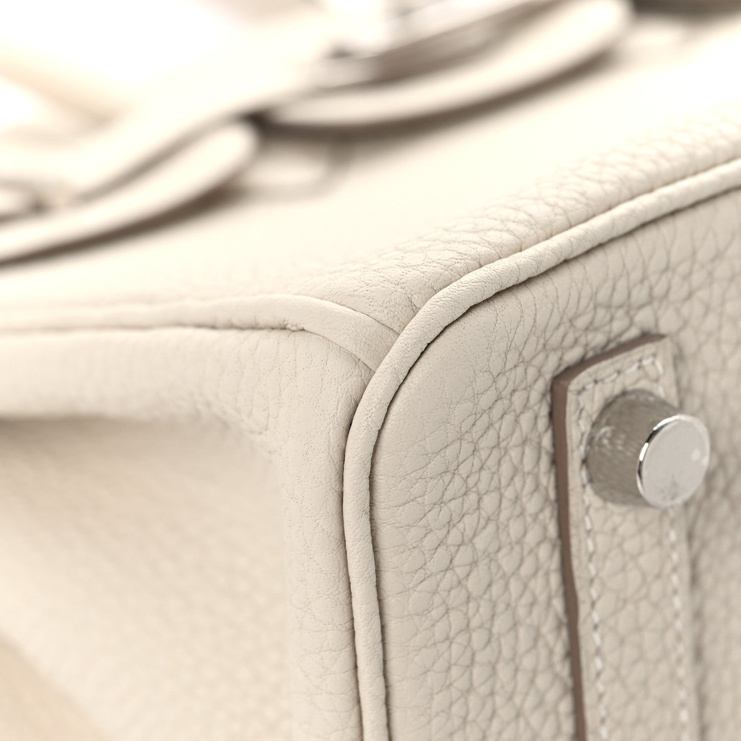 Hermes Togo Birkin 25 Craie 9 of 14