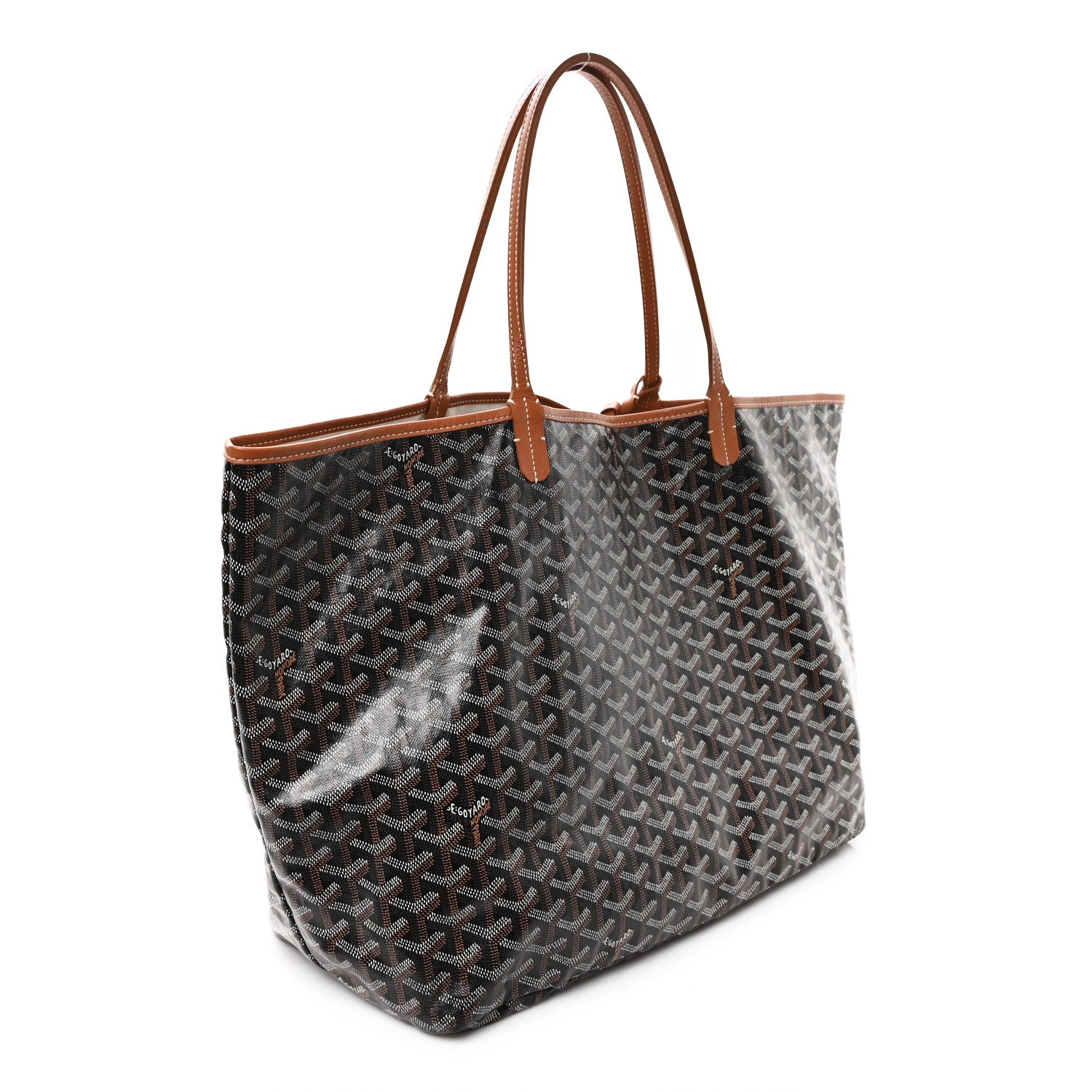 Goyard Goyardine Saint Louis GM Black Gold 4 of 12