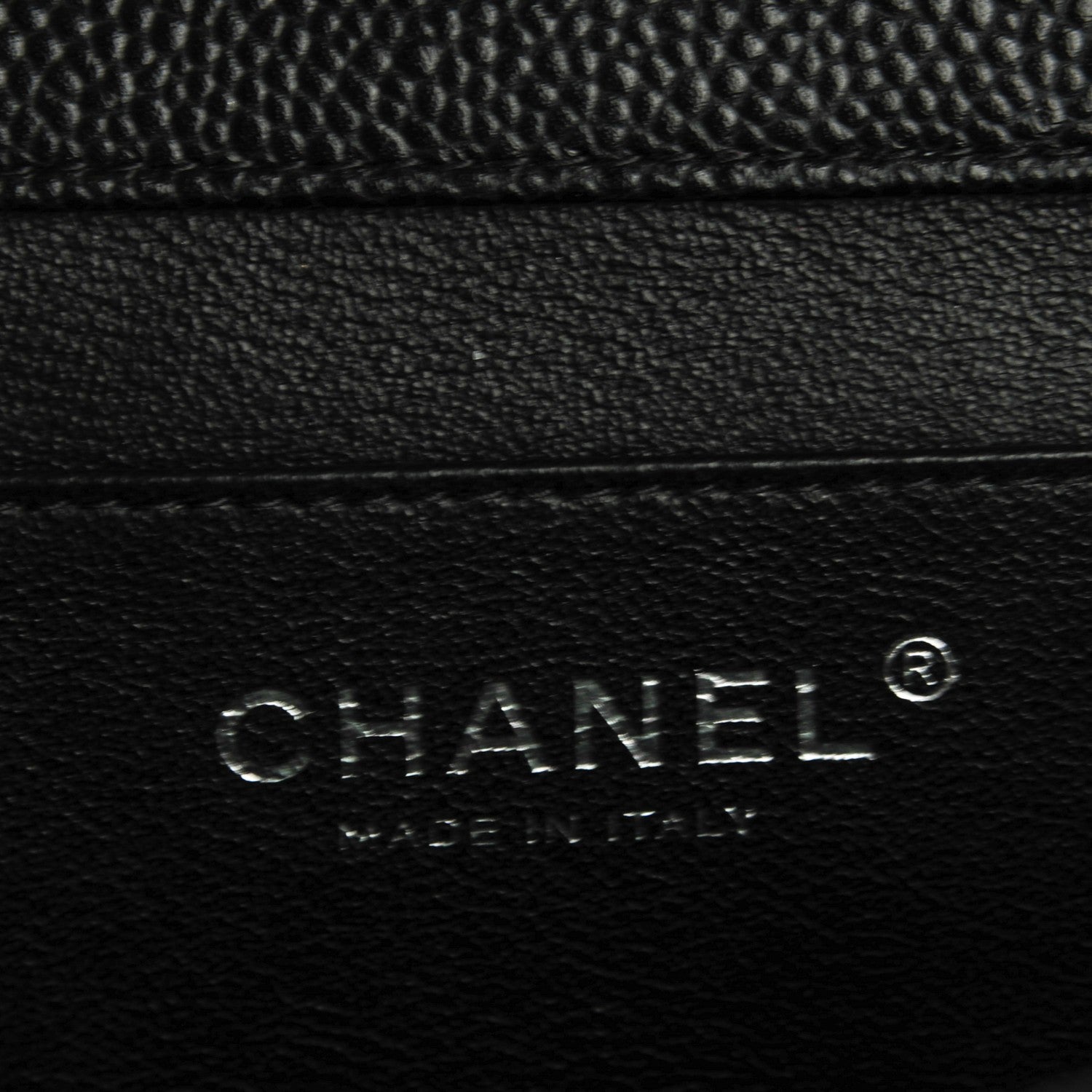 Chanel Caviar Quilted Clutch With Chain Flap Black 6 of 7