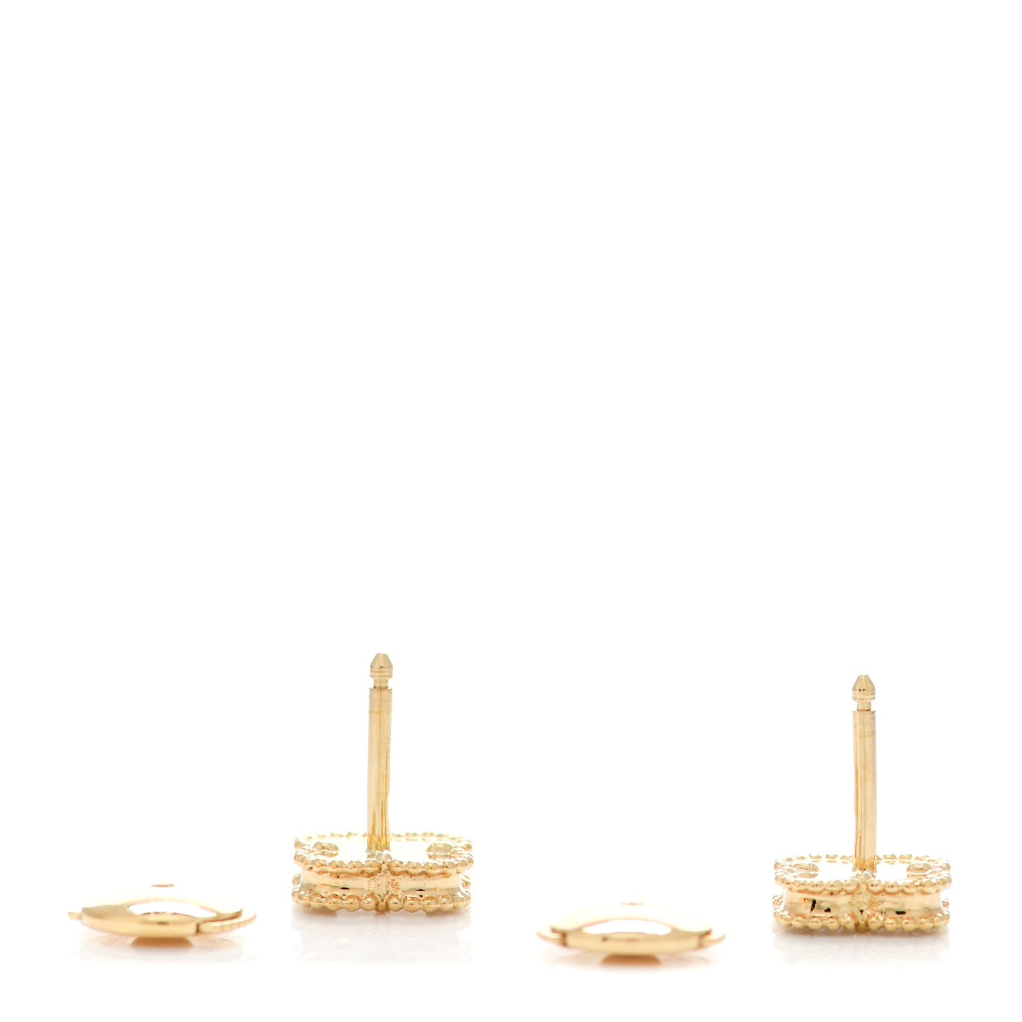 18K Yellow Gold Mother of Pearl Sweet Alhambra Earrings
