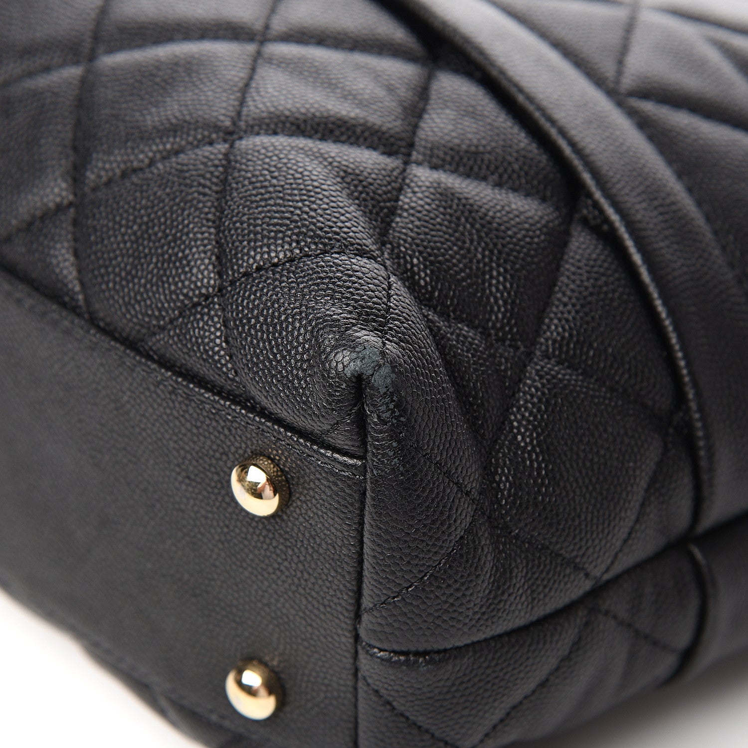 Chanel Caviar Quilted Rolled Up Tote Black 9 of 13