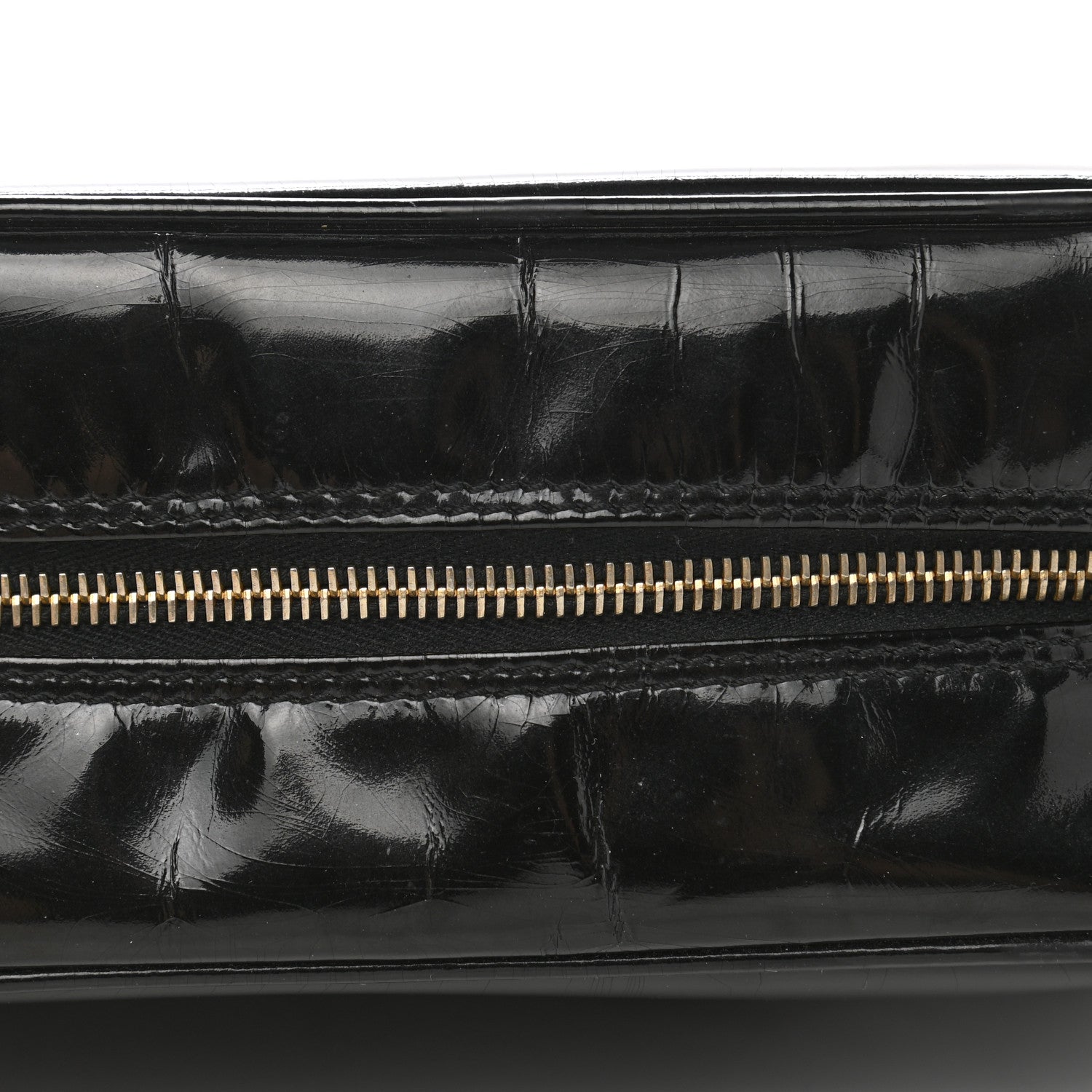 Chanel Patent Timeless CC Cosmetic Pouch Black 9 of 12