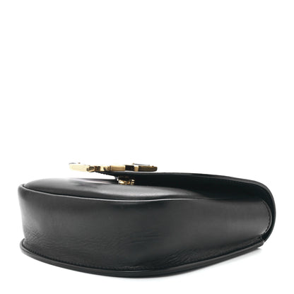 Saint Laurent Smooth Calfskin Classic Monogram Small Kaia Satchel Black 10 of 12