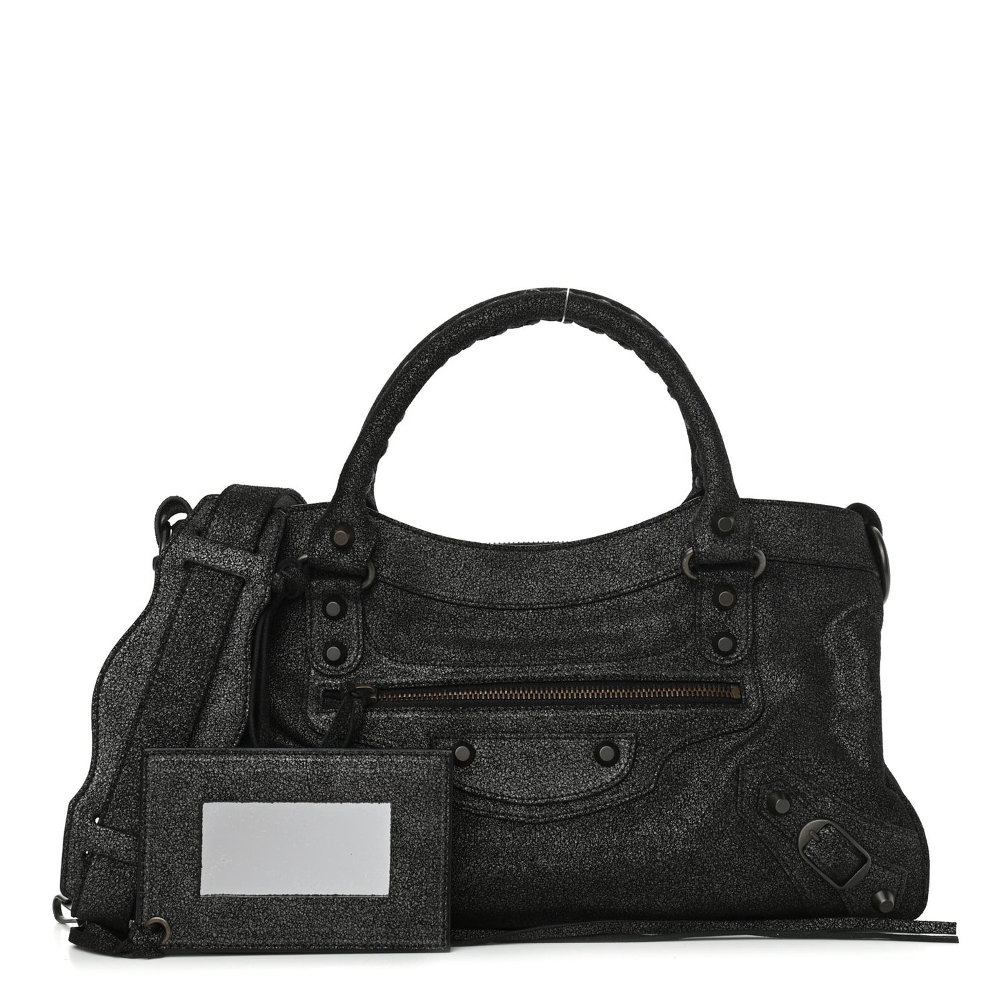 Craquele Calfskin Classic Hardware First Black