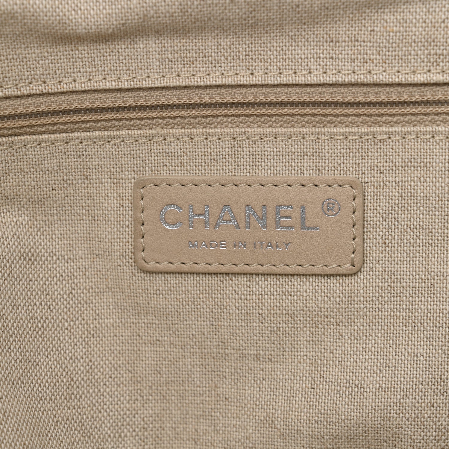 Chanel Mixed Fibers Medium Deauville Tote Light Blue 7 of 17