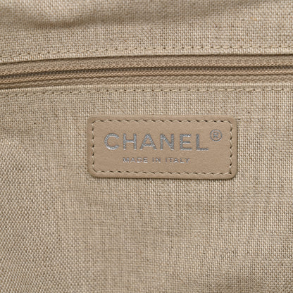 Chanel Mixed Fibers Medium Deauville Tote Light Blue 7 of 17