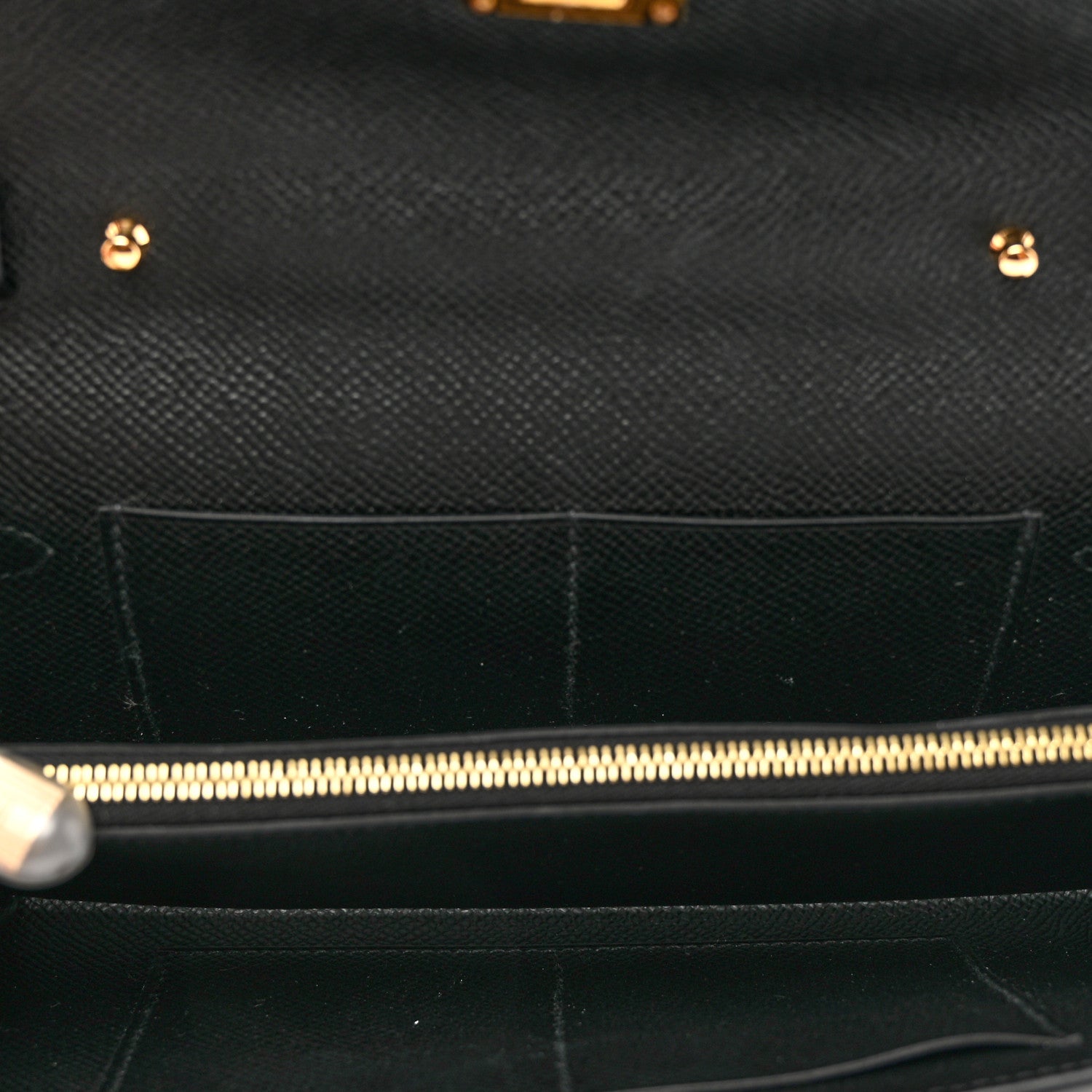 Hermes Epsom Kelly Wallet To Go Black 5 of 6