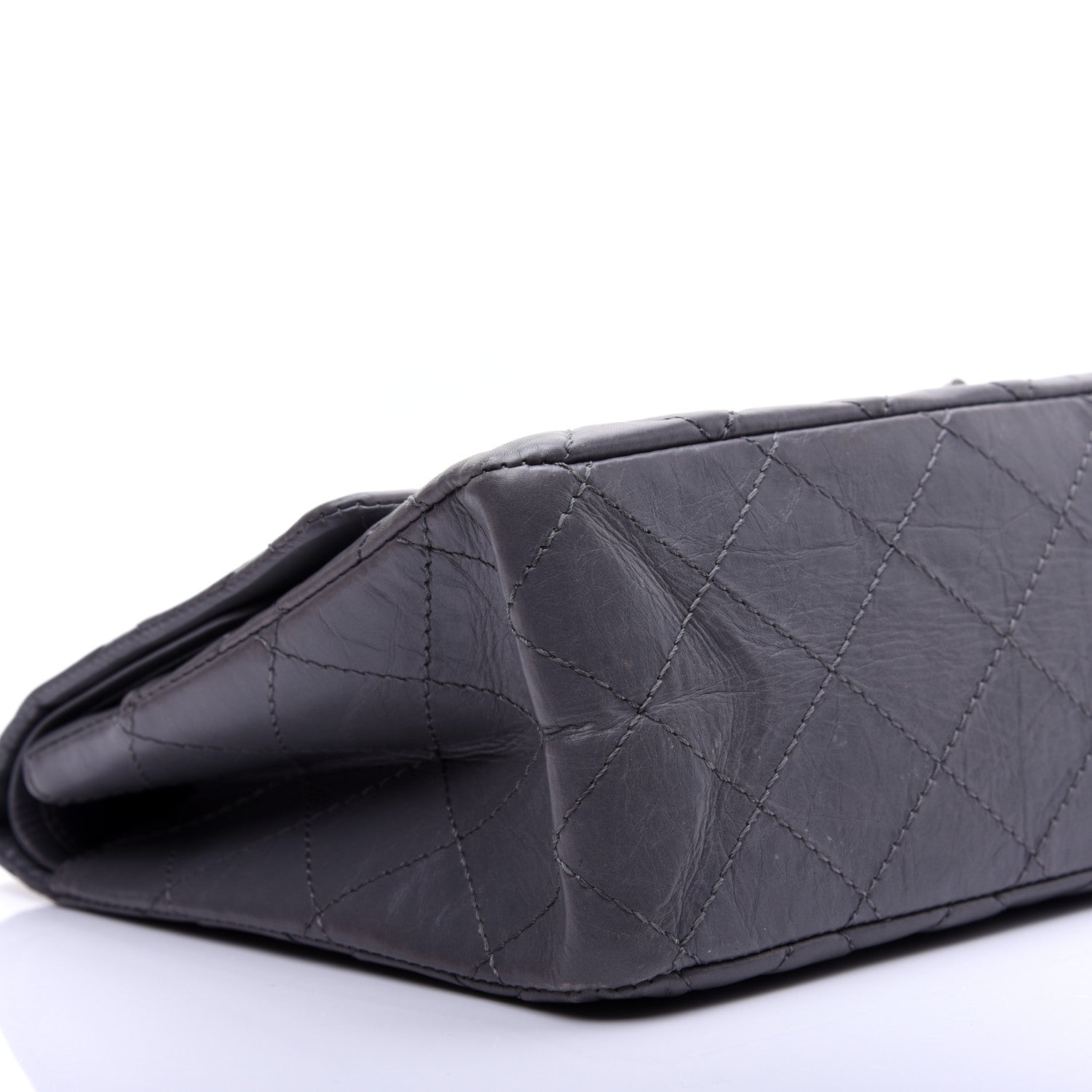 Chanel Aged Calfskin Quilted 2.55 Reissue 227 Flap Grey 6 of 14
