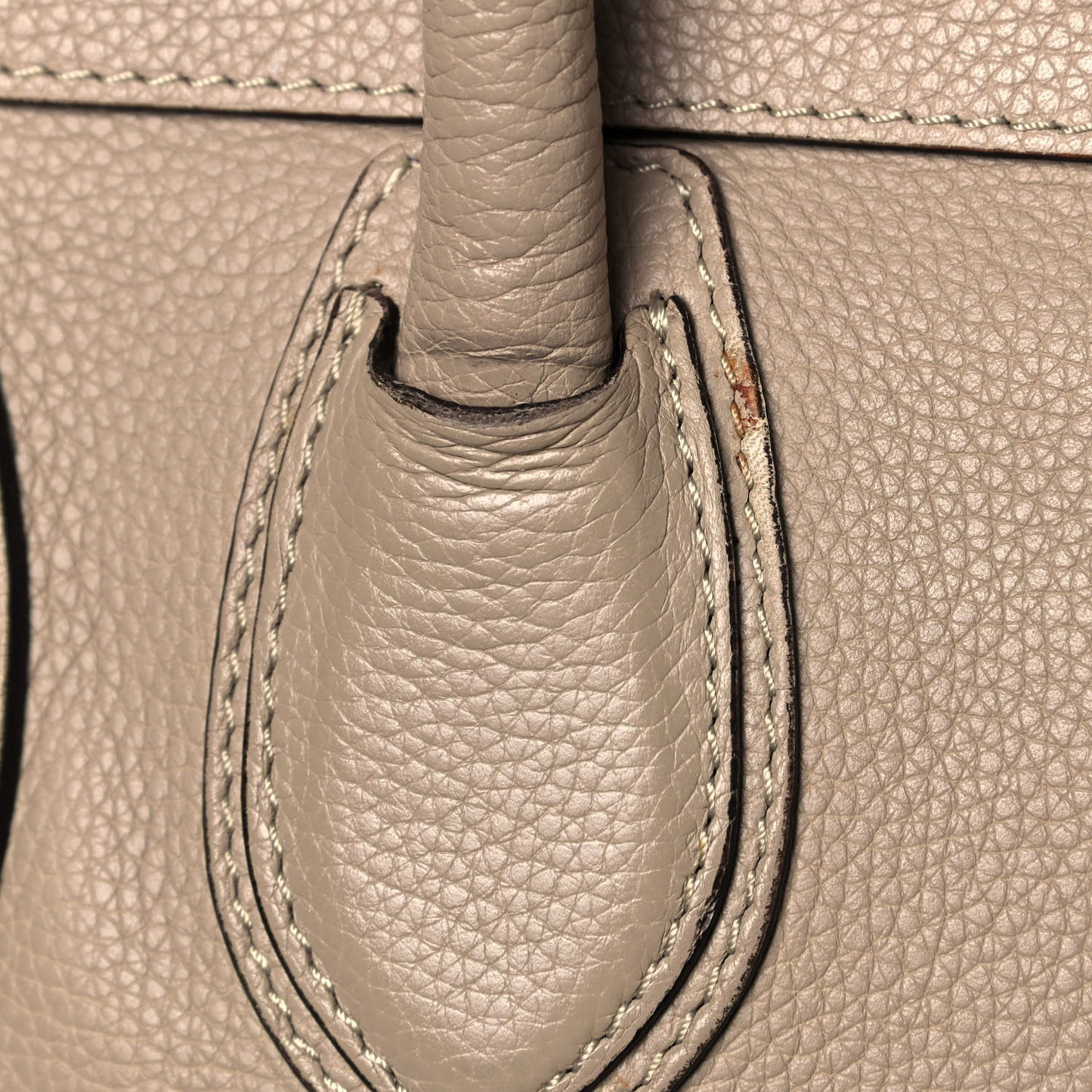 Drummed Calfskin Mini Luggage Dune