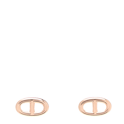 Hermes 18K Rose Gold TPM Farandole Stud Earrings 1 of 5