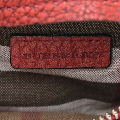 Burberry Grainy Calfskin Mini Rossett Bodybrit Biker Crossbody Red 8 of 9