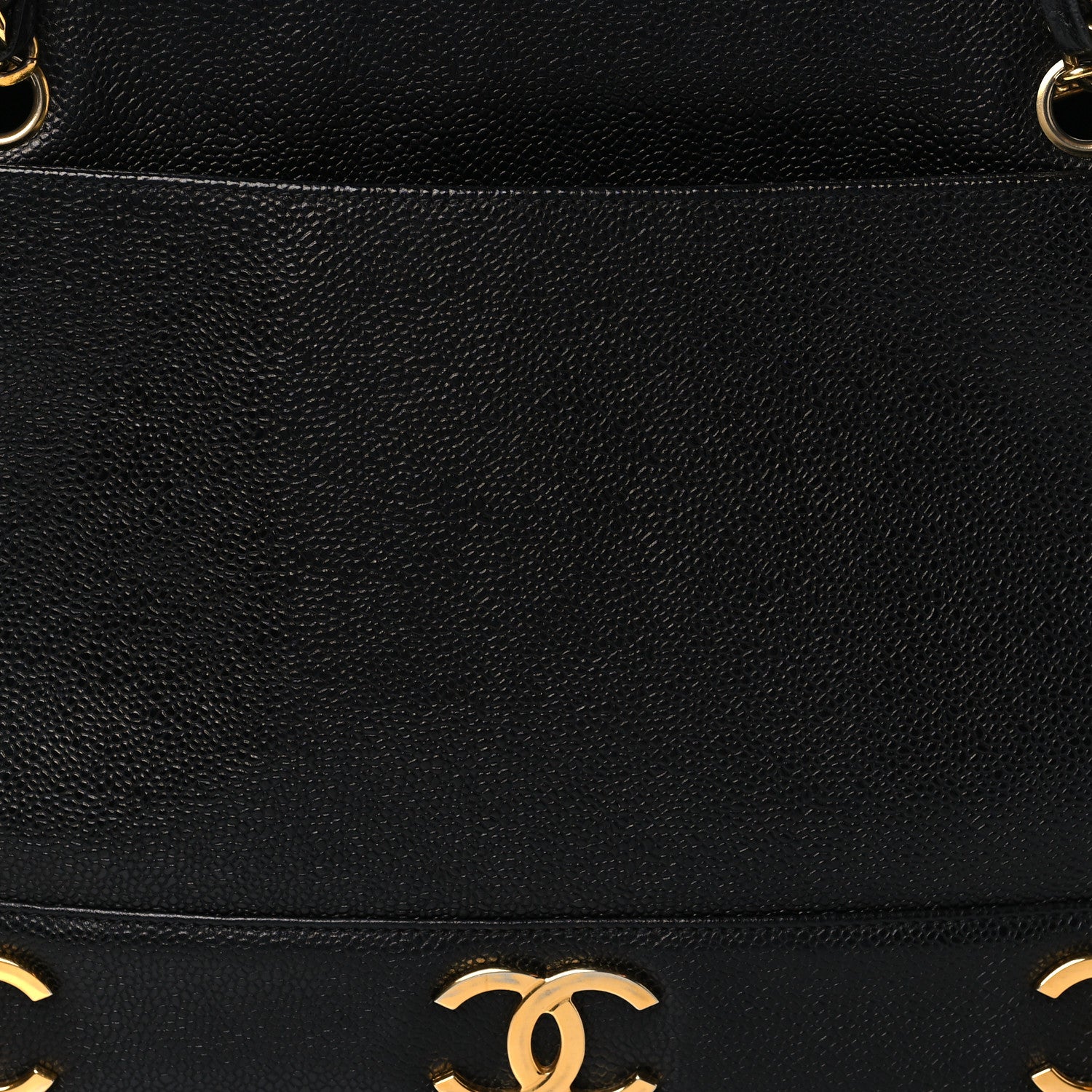 Chanel Caviar CC Shoulder Bag Black 8 of 10