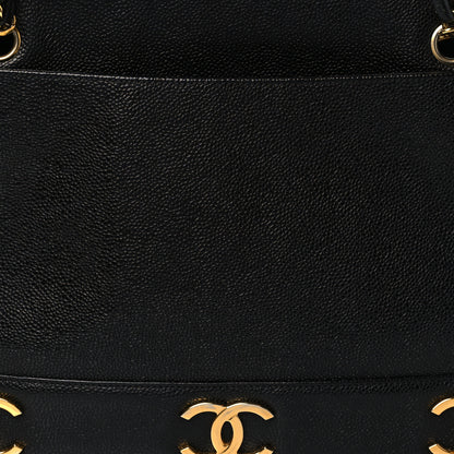 Chanel Caviar CC Shoulder Bag Black 8 of 10
