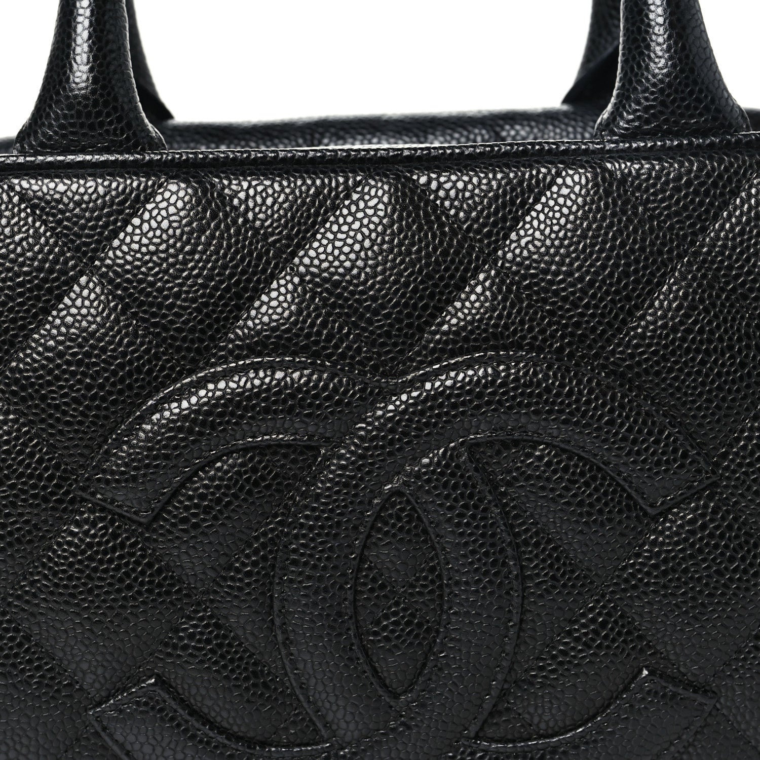 Chanel Caviar Quilted Small Bowler Black 8 of 10