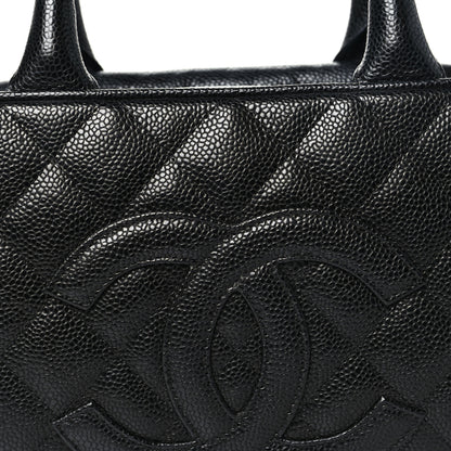 Chanel Caviar Quilted Small Bowler Black 8 of 10